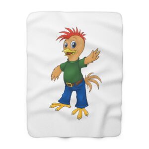 Cocky Cornelius Sherpa Fleece Blanket