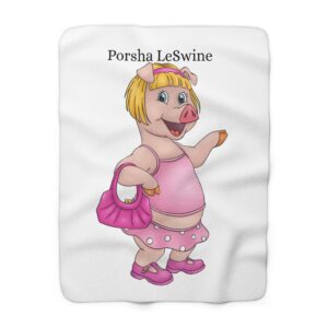Porscha LeSwine Sherpa Fleece Blanket