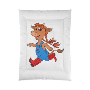 Cowhead Plush Comforter