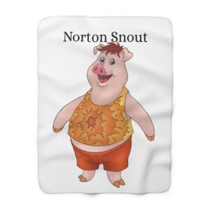 Norton Snout Sherpa Fleece Blanket