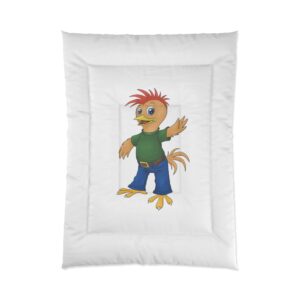 Cocky Cornelius Plush Comforter