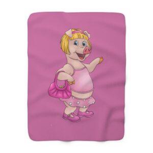 Porscha LeSwine Sherpa Fleece Blanket